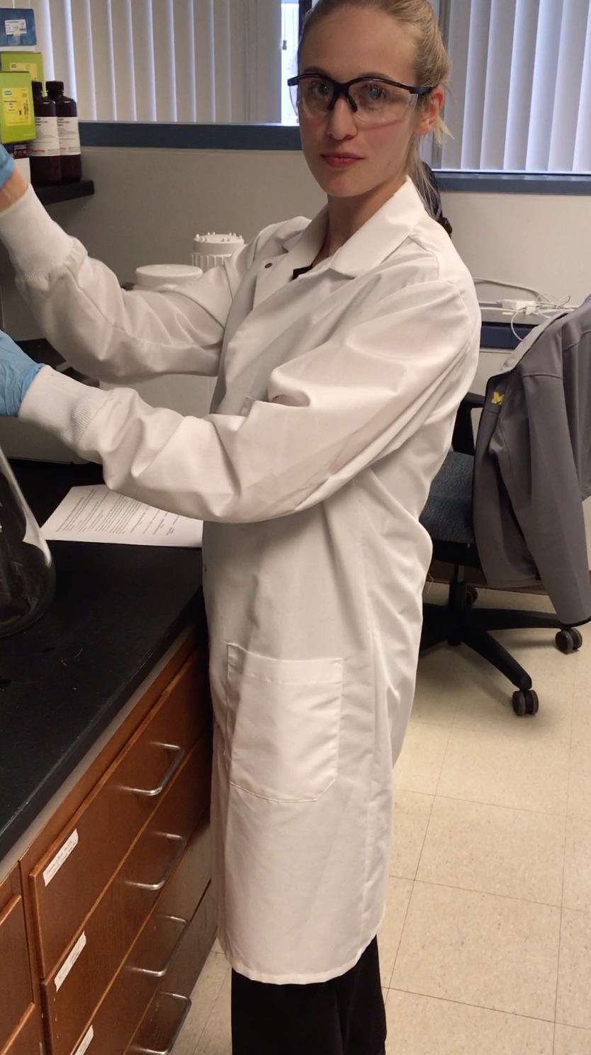 Byrd Lab researcher at the bench
